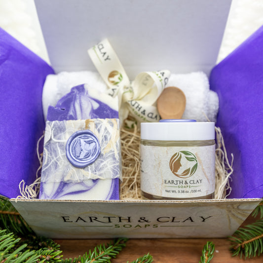 Custom Gift Box (Large Soap, Body Butter & Luxurious Face Towel)